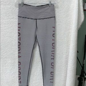 NWTs Victoria secret sport striped Leggins